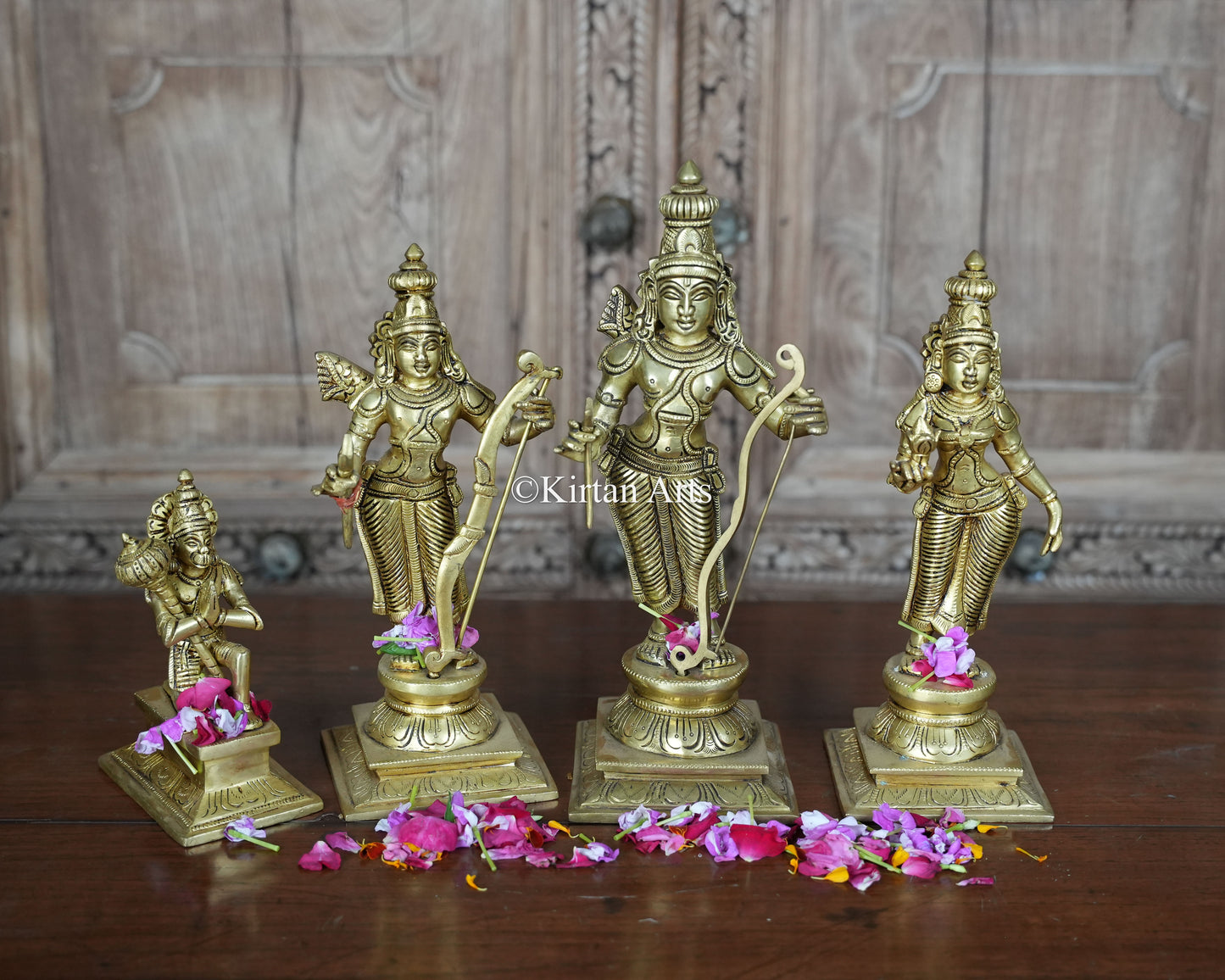 RamDarbar Fine Brass Set | 12" | 4Pc Set