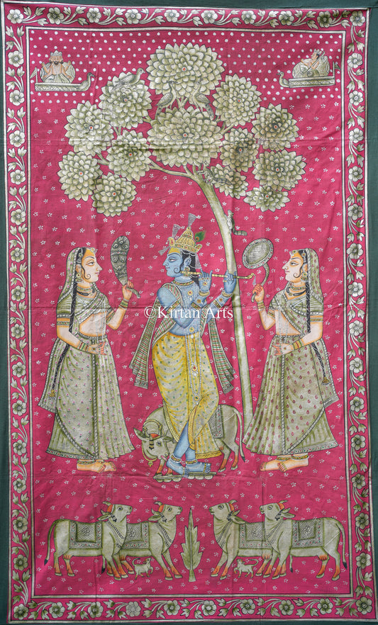 5ft x 3ft Krishna Venugopal Pichwai Painting