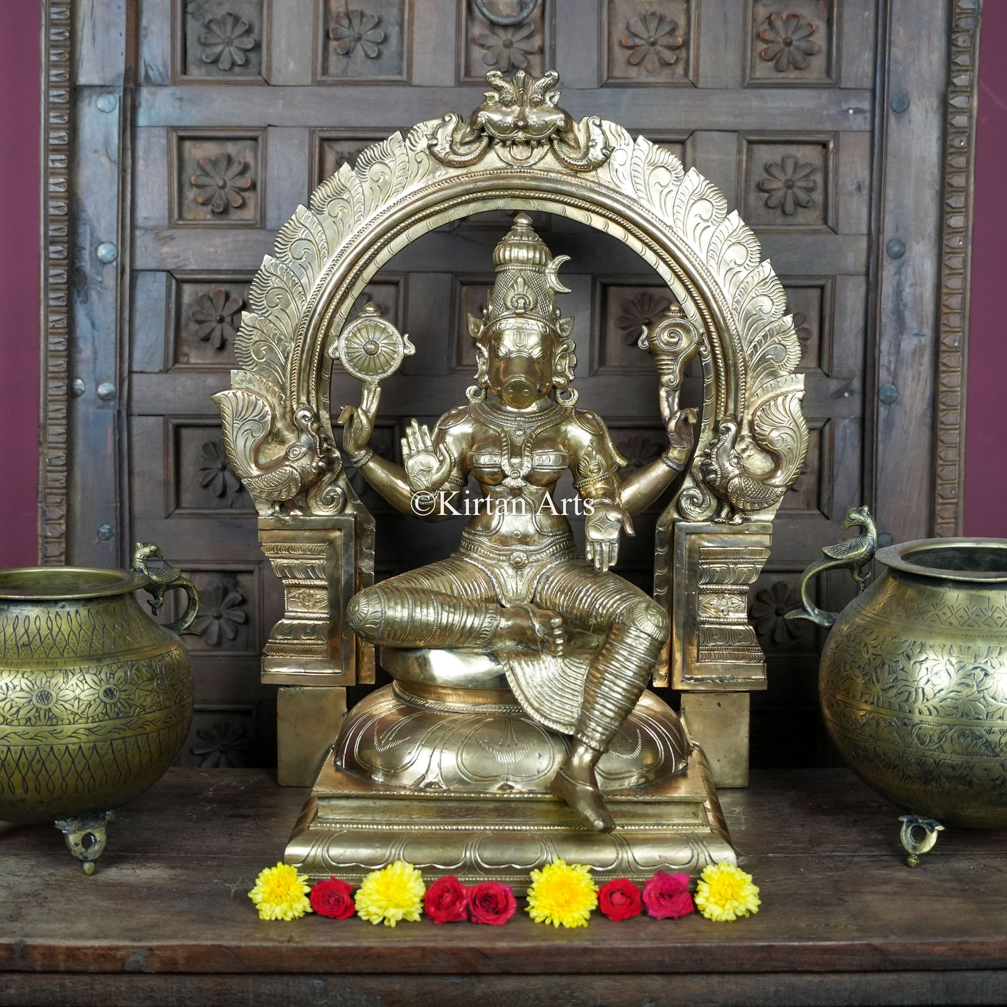 Panchaloha Varahi Amman Idol | 25" | Lost-Wax Method