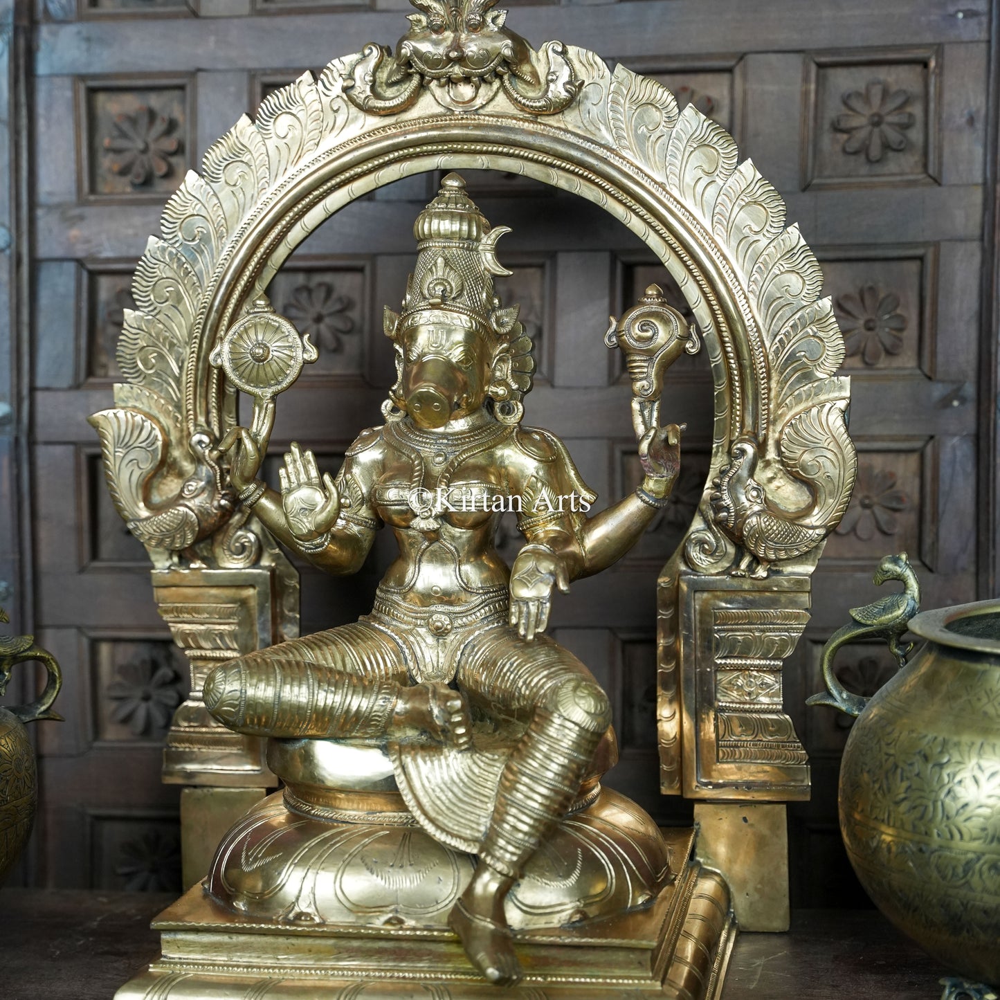 Panchaloha Varahi Amman Idol | 25" | Lost-Wax Method