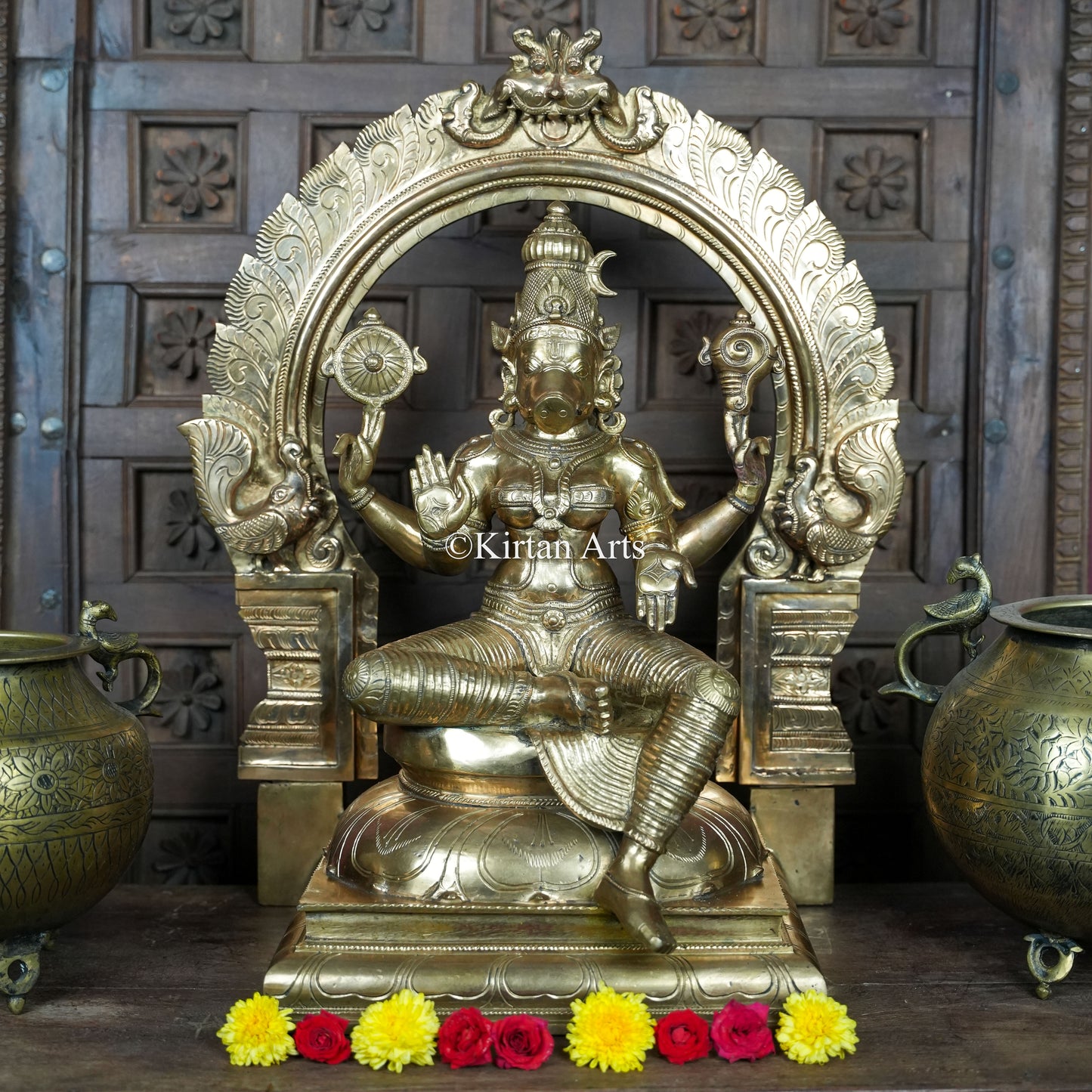 Panchaloha Varahi Amman Idol | 25" | Lost-Wax Method