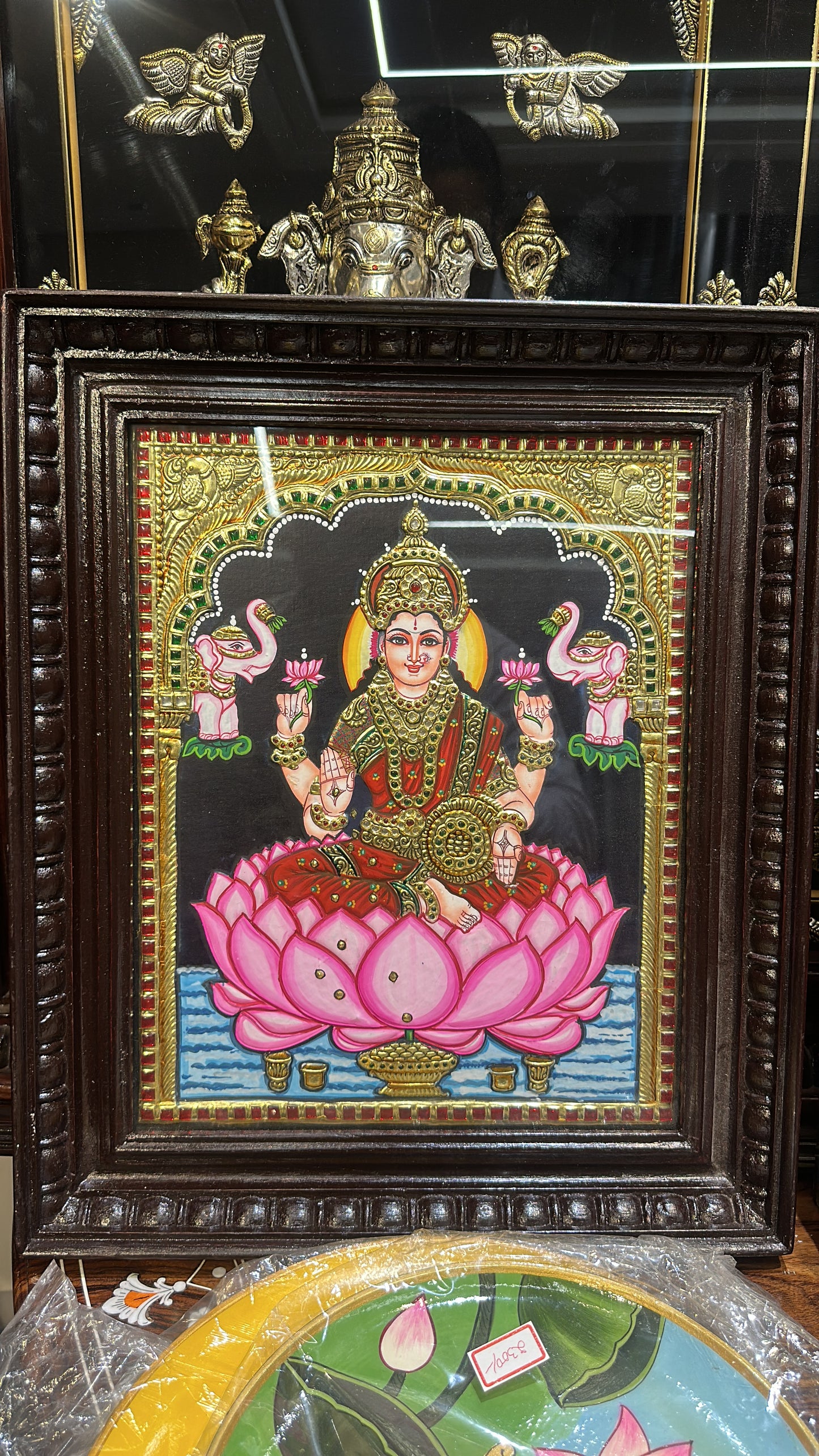 Lakshmi Tanjore 18x15 Inches