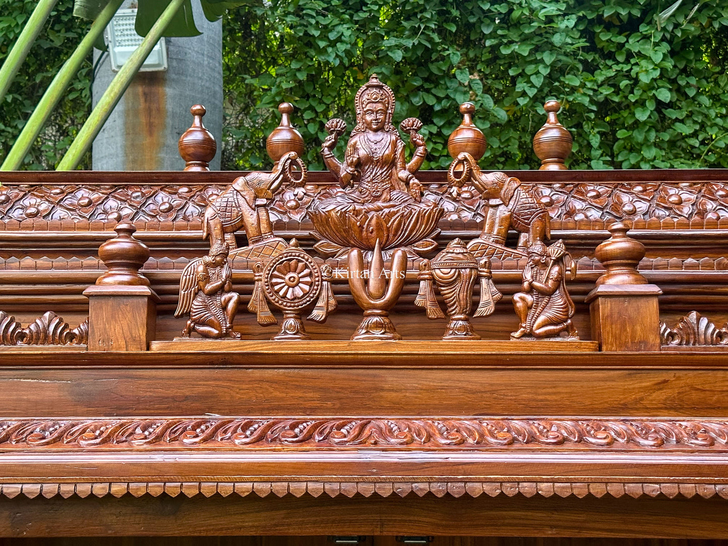 Handcarved Teakwood Mandir | Dasavtar | 9ft