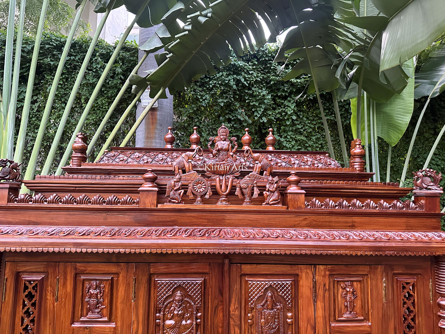 Handcarved Teakwood Mandir | Dasavtar | 9ft