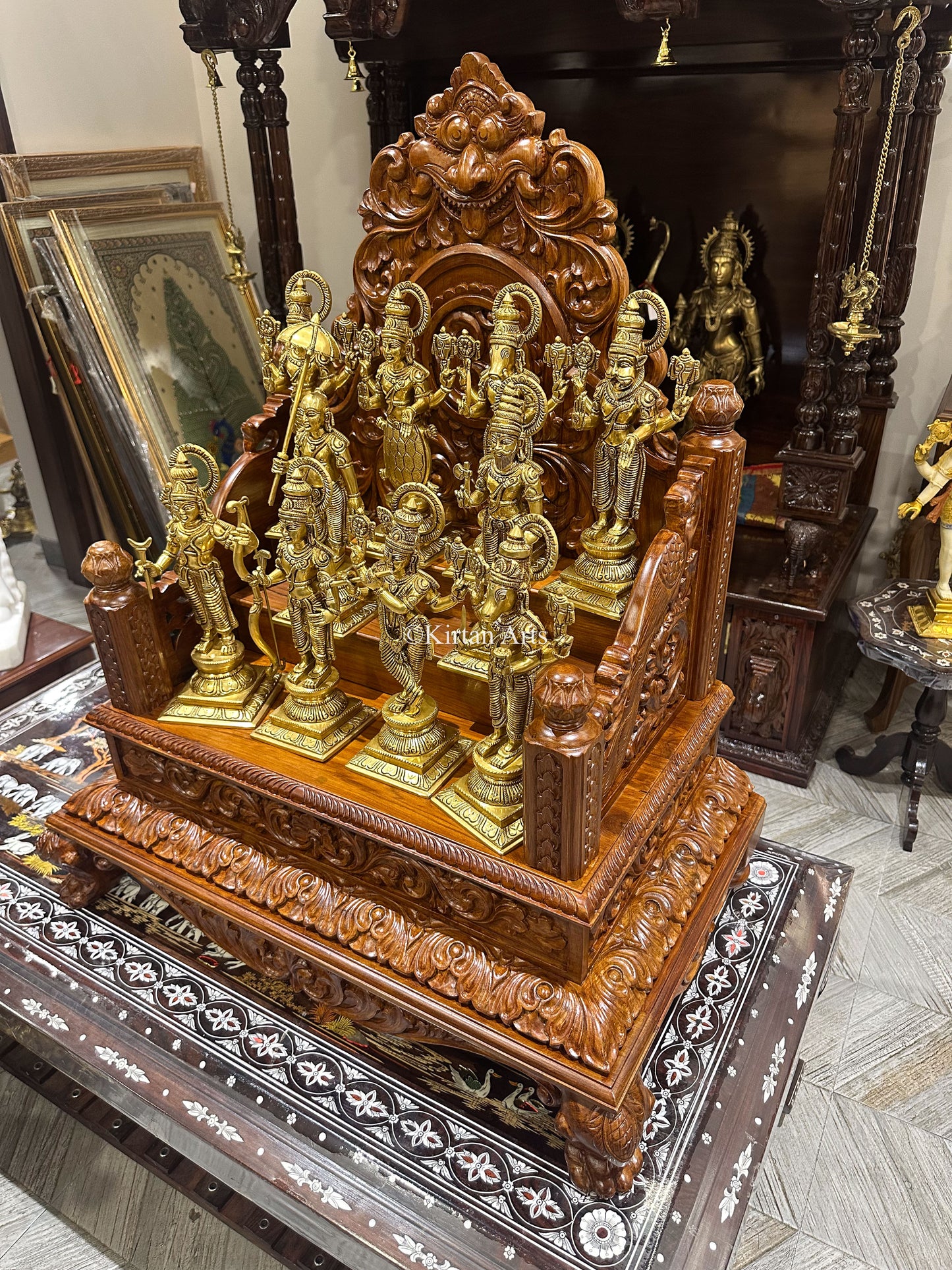 Superfine Brass Dasavtar Set | 11"-12"