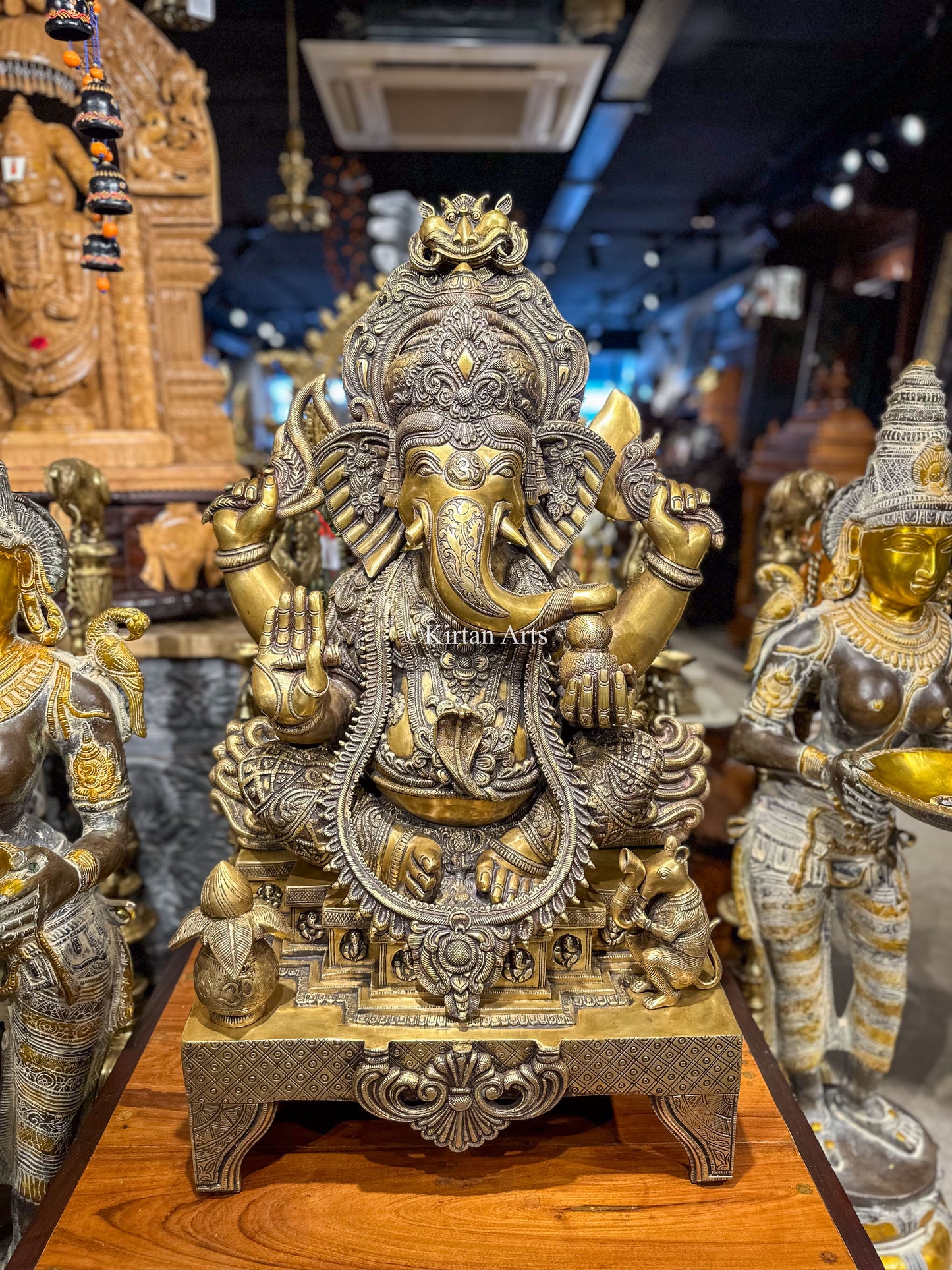 Brass Superfine Lord Ganesha | 34"