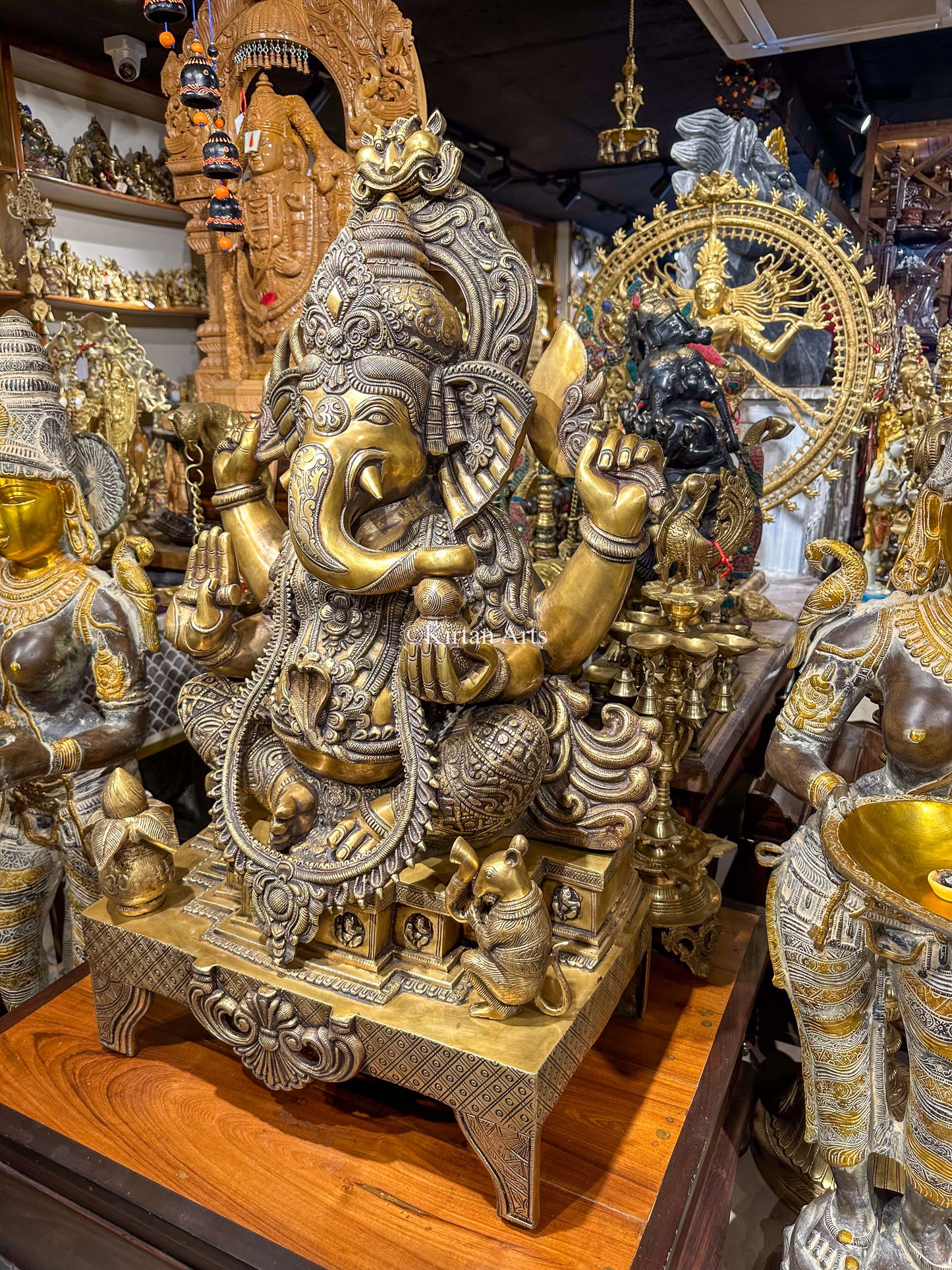 Brass Superfine Lord Ganesha | 34"