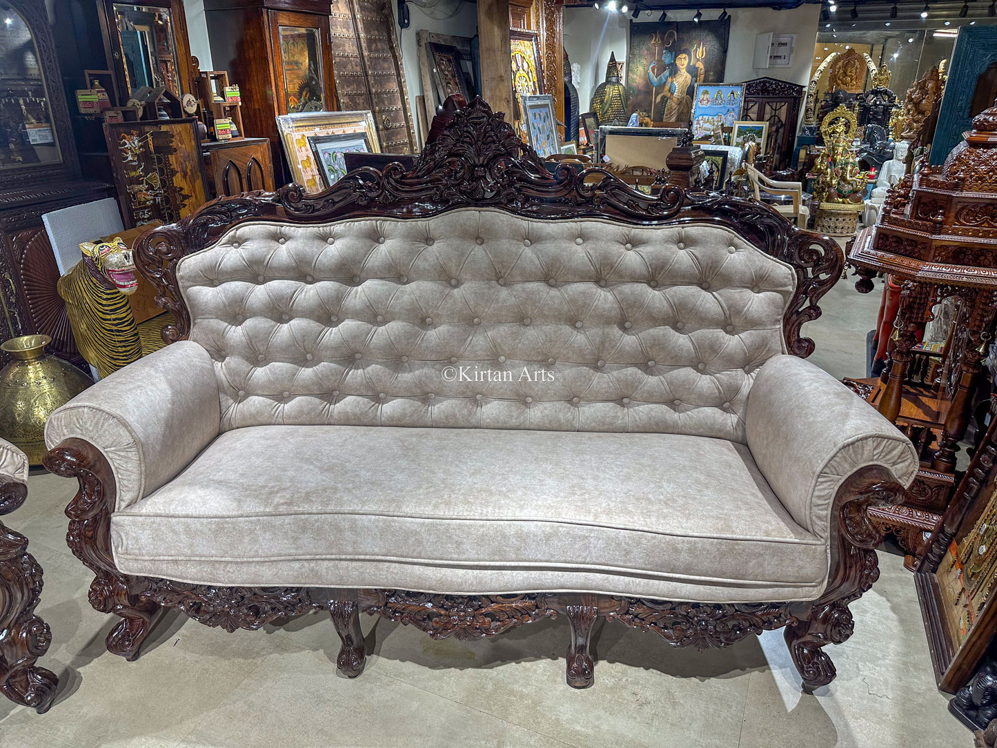 Rosewood Maharaja Sofa Set