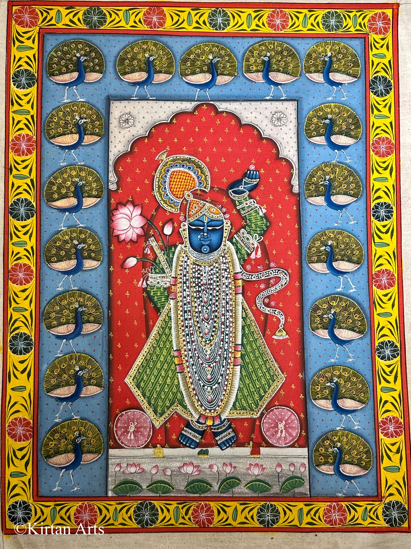 Shrinathji Pichwai Antique Style