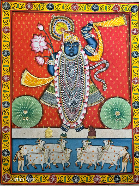 Shrinathji Pichwai Antique Style