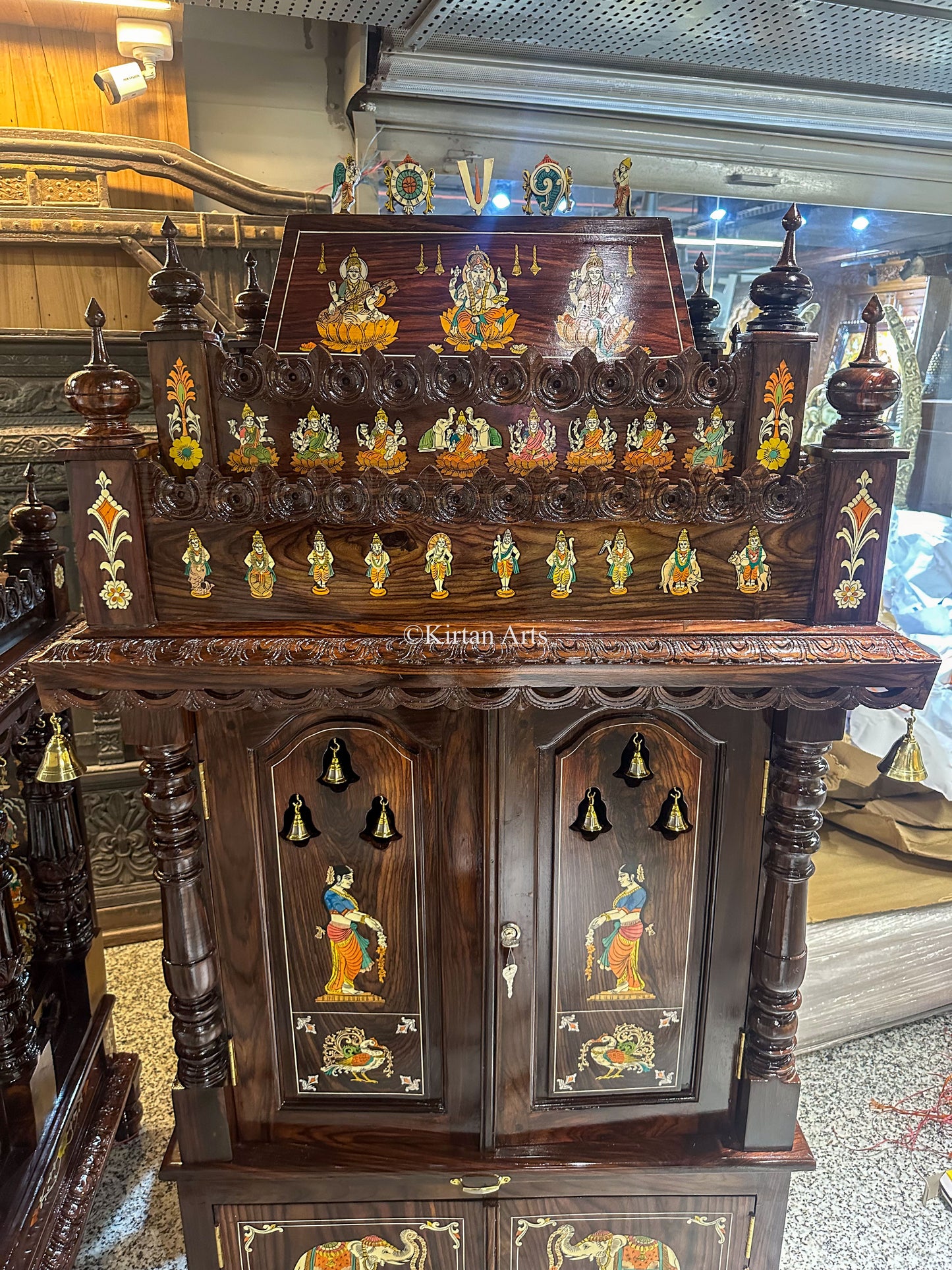 Rosewood Pooja Mandir | 6x3x2 ft