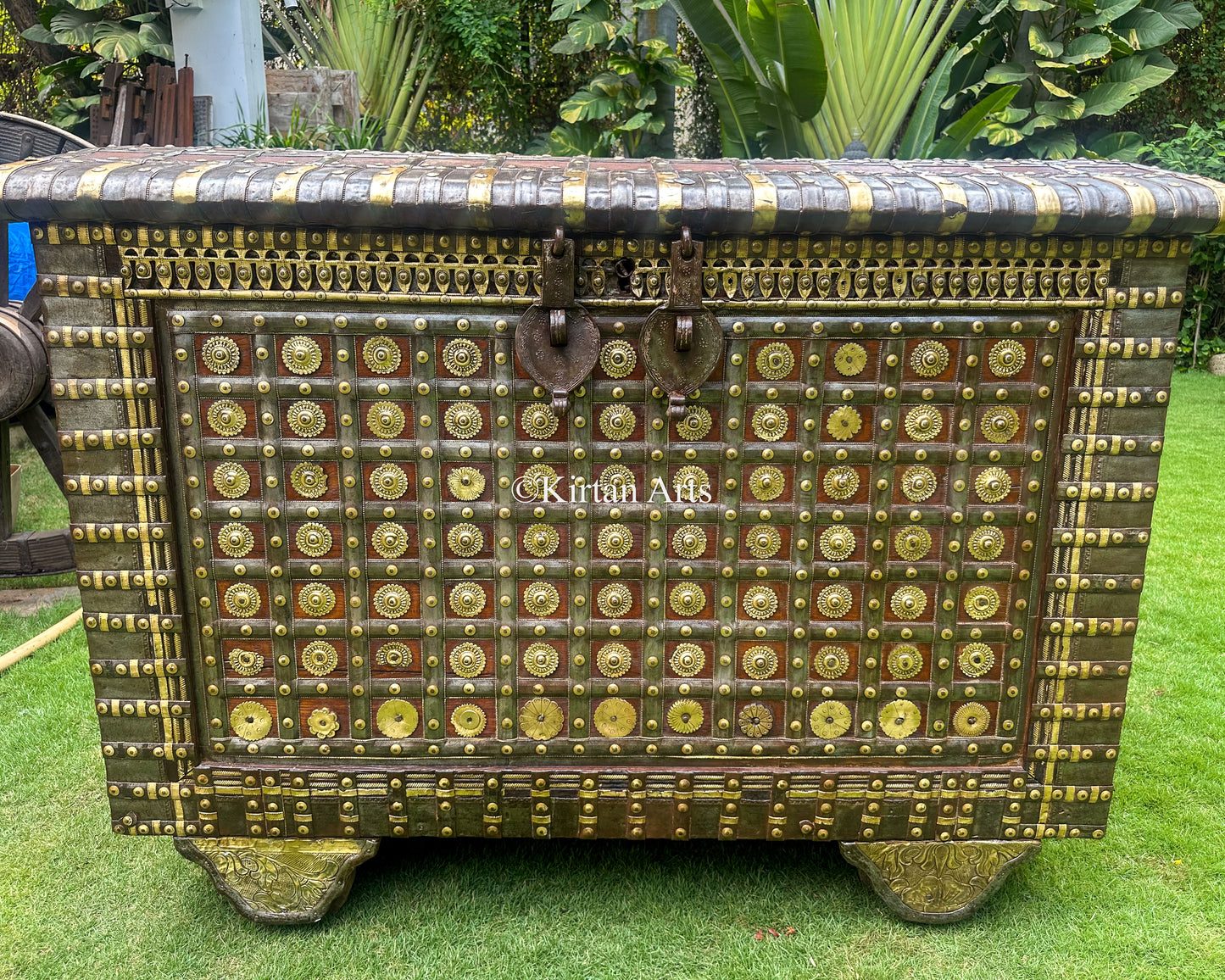 Vintage Pitara Chest | Original Brass Fittings