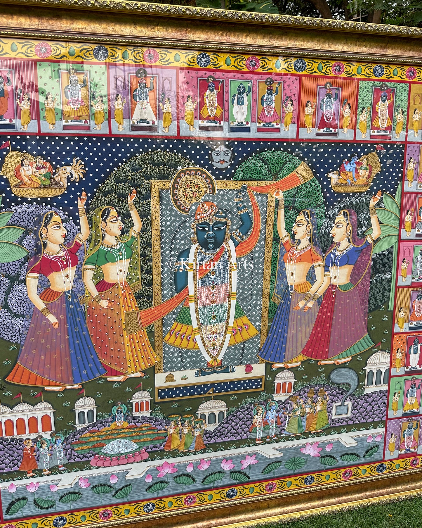 Shrinathji Pichwai 6x4 ft | Landscape Orientation