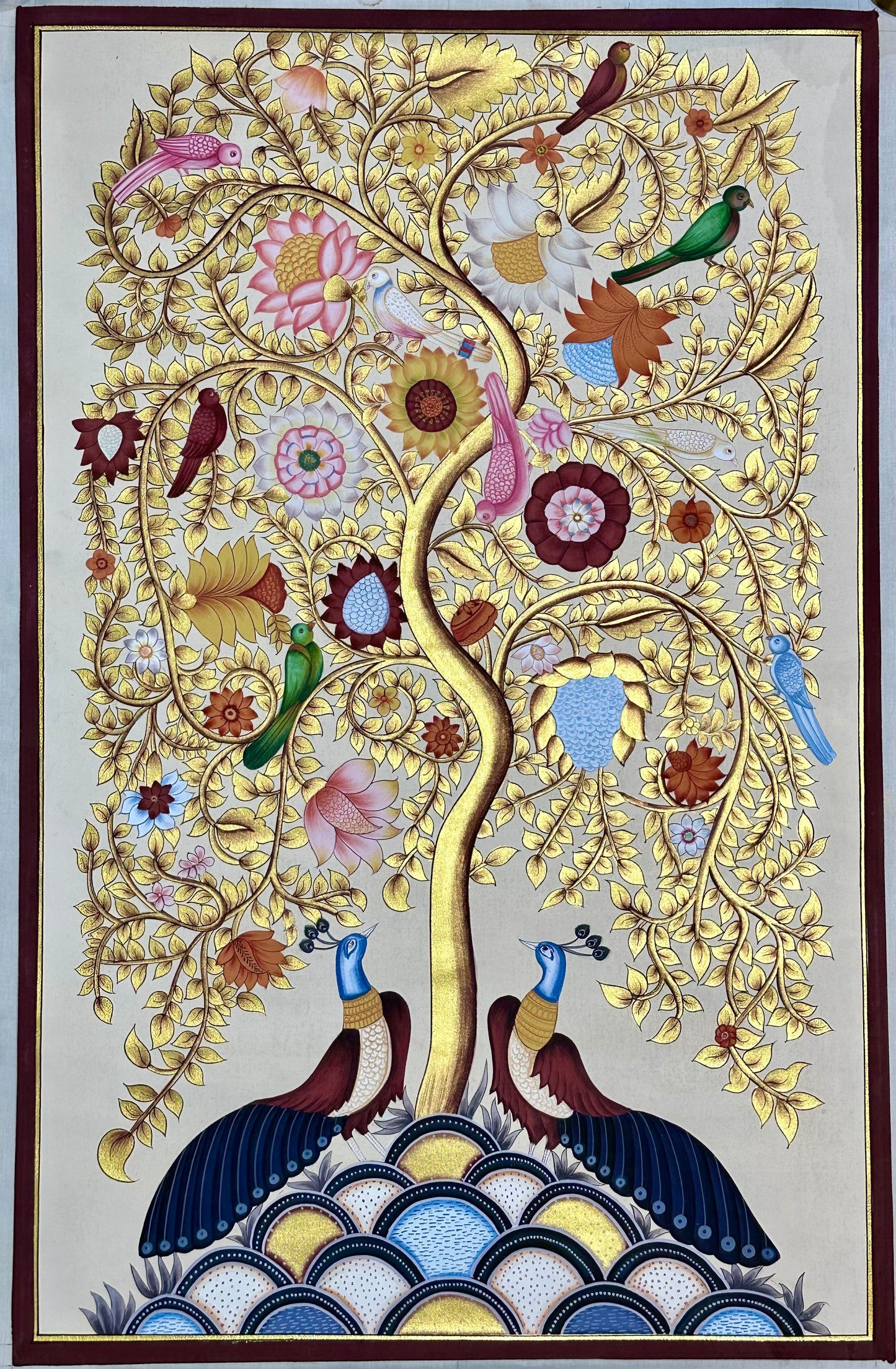Tree of Life Painting Pichwai 2x3ft