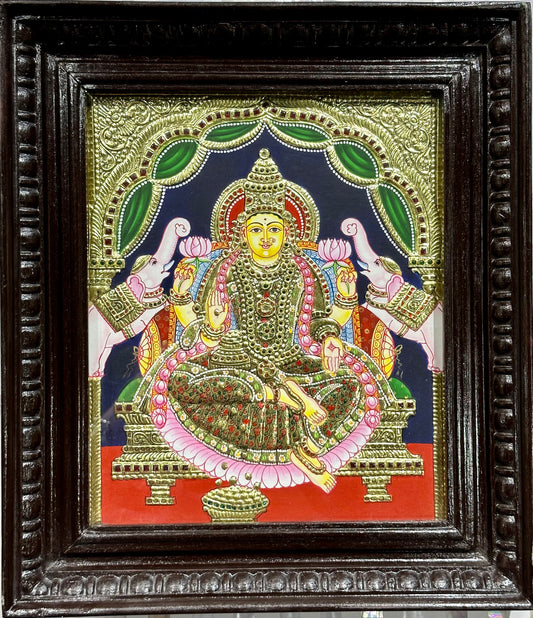 Lakshmi Devi Tanjore 13”x15”