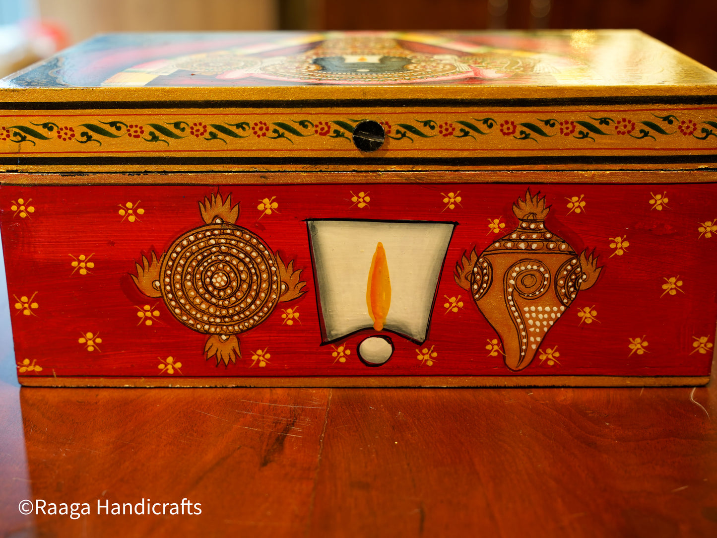 Handpainted Balaji Box 10x6