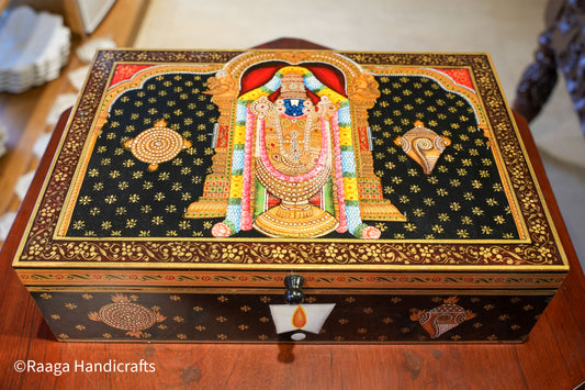 Handpainted Balaji Box 15x10