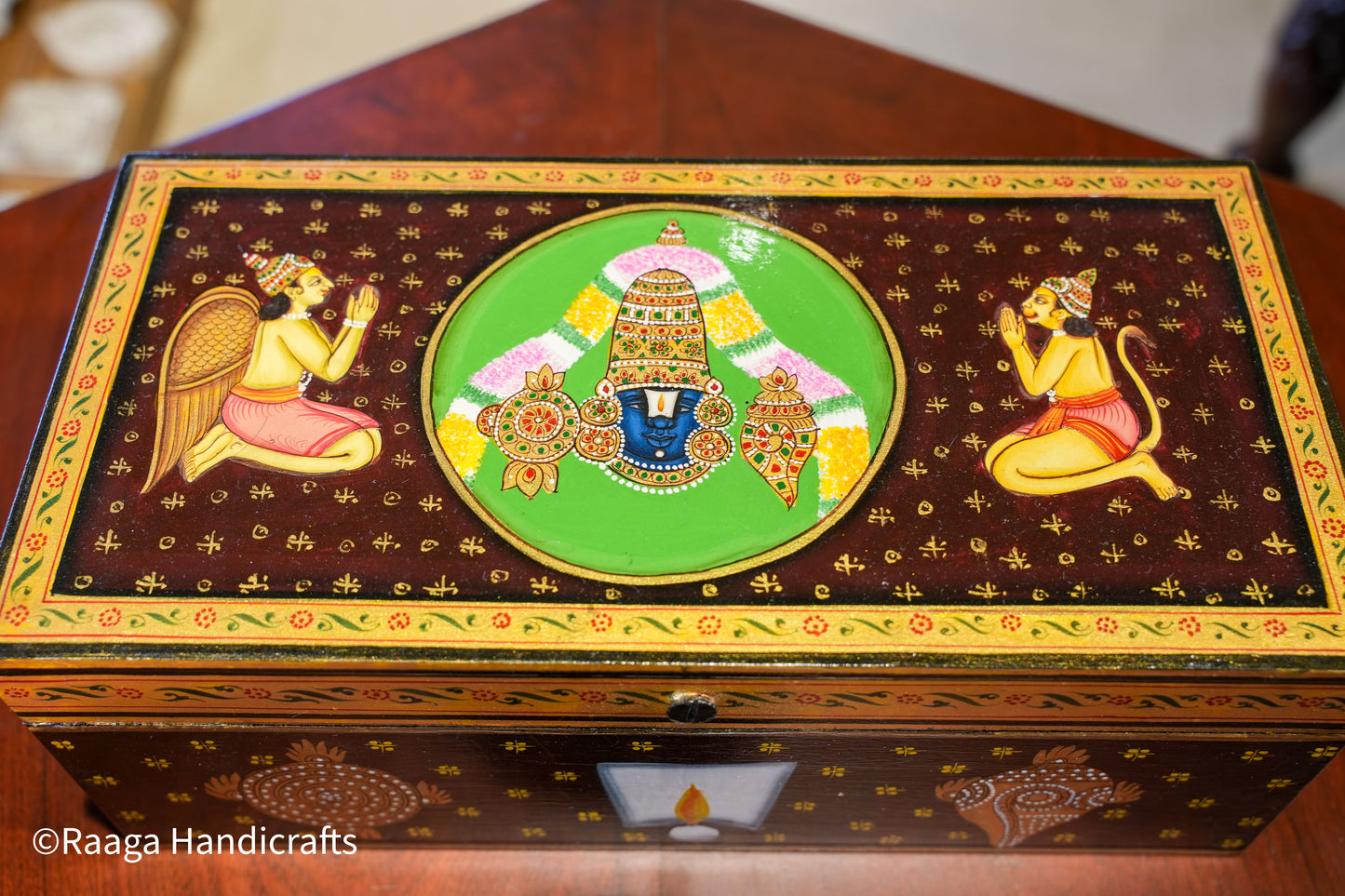 Handpainted Balaji Box 12"x6"